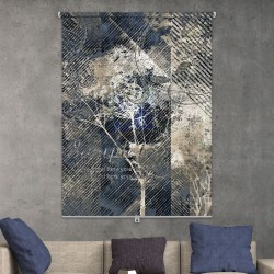 ستارة نافذة رول ثلاثية الابعاد عازله للضوء مقاس 150X200cm موديل رقم RC-131