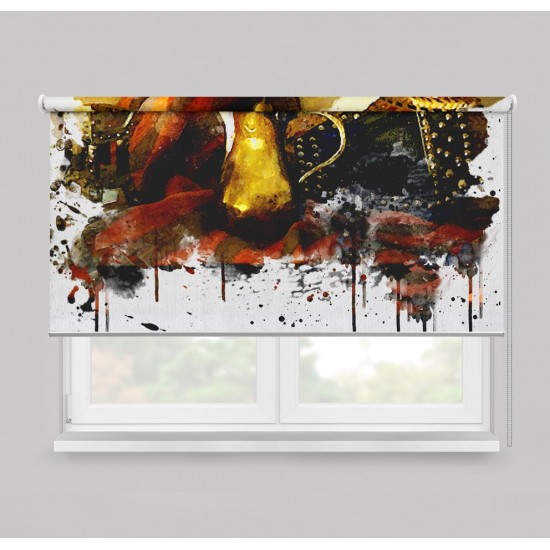ستارة نافذة رول ثلاثية الابعاد عازله للضوء مقاس 150X200cm موديل رقم RC-142