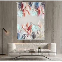 ستارة نافذة رول ثلاثية الابعاد عازله للضوء مقاس 150X200cm موديل رقم RC-166