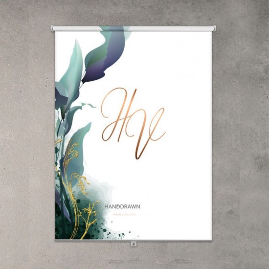 ستارة نافذة رول ثلاثية الابعاد عازله للضوء مقاس 150X200cm موديل رقم RC-170