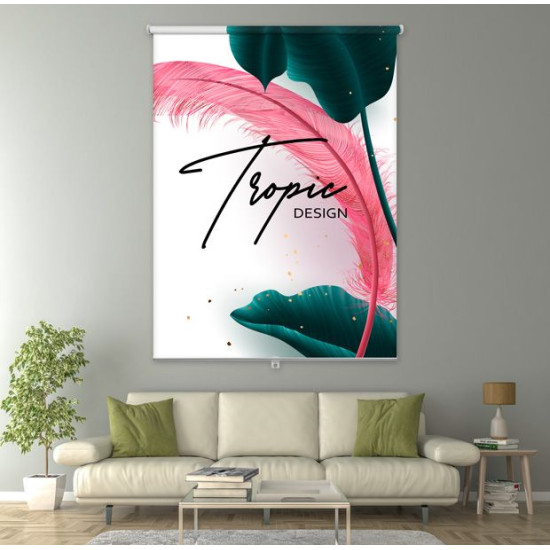 ستارة نافذة رول ثلاثية الابعاد عازله للضوء مقاس 150X200cm موديل رقم RC-175
