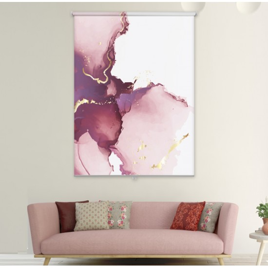 ستارة نافذة رول ثلاثية الابعاد عازله للضوء مقاس 150X200cm موديل رقم RC-204