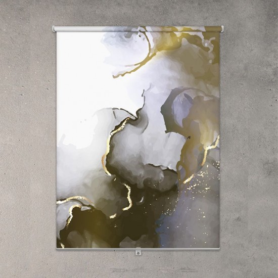 ستارة نافذة رول ثلاثية الابعاد عازله للضوء مقاس 150X200cm موديل رقم RC-205