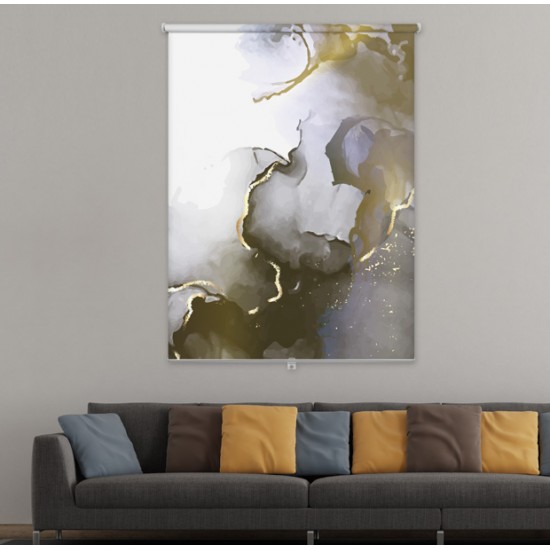 ستارة نافذة رول ثلاثية الابعاد عازله للضوء مقاس 150X200cm موديل رقم RC-205