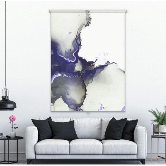 ستارة نافذة رول ثلاثية الابعاد عازله للضوء مقاس 150X200cm موديل رقم RC-206