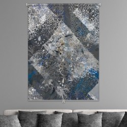 ستارة نافذة رول ثلاثية الابعاد عازله للضوء مقاس 150X200cm موديل رقم RC-225