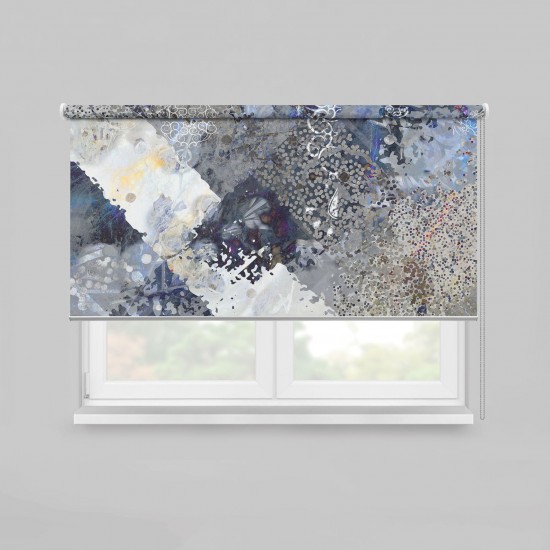 ستارة نافذة رول ثلاثية الابعاد عازله للضوء مقاس 150X200cm موديل رقم RC-227