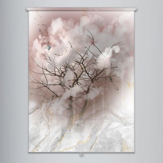 ستارة نافذة رول ثلاثية الابعاد عازله للضوء مقاس 150X200cm موديل رقم RC-231