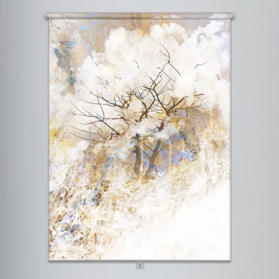 ستارة نافذة رول ثلاثية الابعاد عازله للضوء مقاس 150X200cm موديل رقم RC-232
