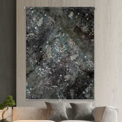 ستارة نافذة رول ثلاثية الابعاد عازله للضوء مقاس 150X200cm موديل رقم RC-240