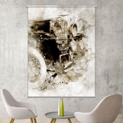 ستارة نافذة رول ثلاثية الابعاد عازله للضوء مقاس 150X200cm موديل رقم RC-032