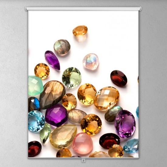 ستارة نافذة رول ثلاثية الابعاد عازله للضوء مقاس 150X200cm موديل رقم RC-052