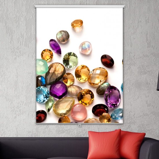 ستارة نافذة رول ثلاثية الابعاد عازله للضوء مقاس 150X200cm موديل رقم RC-052