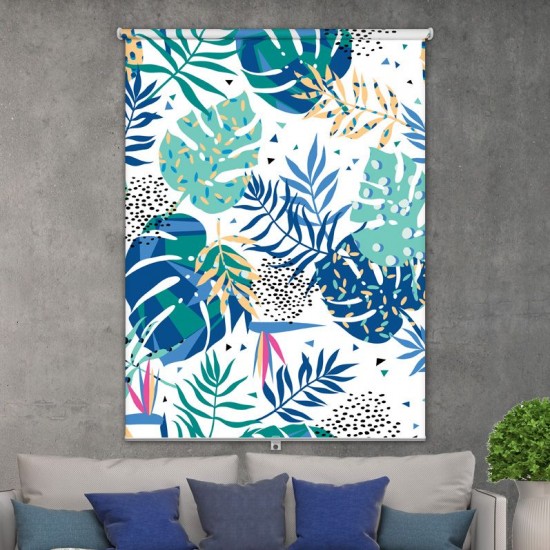 ستارة نافذة رول ثلاثية الابعاد عازله للضوء مقاس 150X200cm موديل رقم RC-056