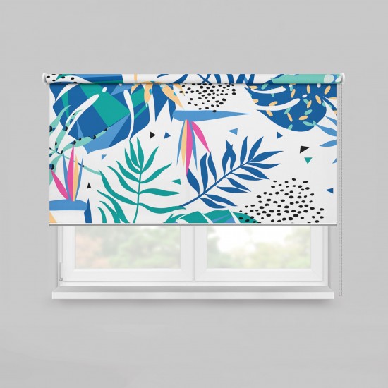 ستارة نافذة رول ثلاثية الابعاد عازله للضوء مقاس 150X200cm موديل رقم RC-056