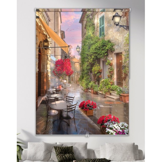 ستارة نافذة رول ثلاثية الابعاد عازله للضوء مقاس 150X200cm موديل رقم RC-432