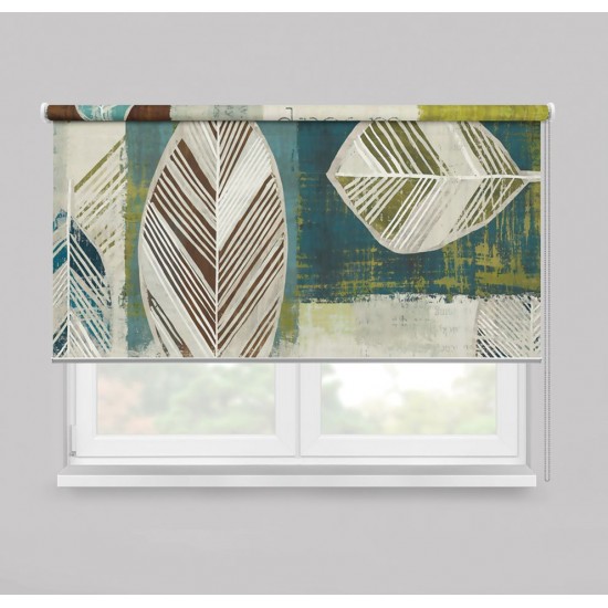 ستارة نافذة رول ثلاثية الابعاد عازله للضوء مقاس 150X200cm موديل رقم RC-074