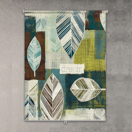 ستارة نافذة رول ثلاثية الابعاد عازله للضوء مقاس 150X200cm موديل رقم RC-074