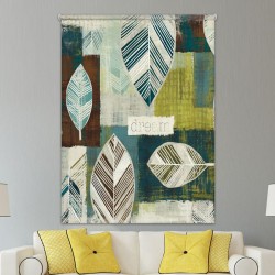 ستارة نافذة رول ثلاثية الابعاد عازله للضوء مقاس 150X200cm موديل رقم RC-074