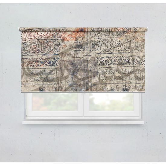 ستارة نافذة رول ثلاثية الابعاد عازله للضوء مقاس 150X200cm موديل رقم RC-075