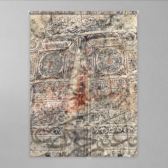 ستارة نافذة رول ثلاثية الابعاد عازله للضوء مقاس 150X200cm موديل رقم RC-075