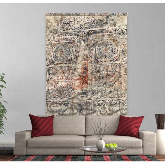 ستارة نافذة رول ثلاثية الابعاد عازله للضوء مقاس 150X200cm موديل رقم RC-075