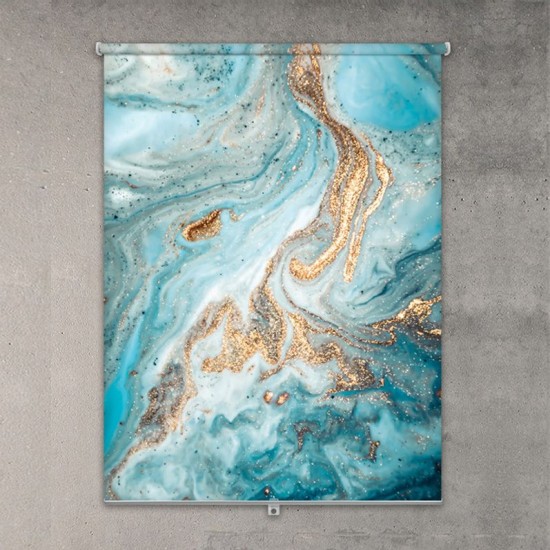 ستارة نافذة رول ثلاثية الابعاد عازله للضوء مقاس 150X200cm موديل رقم RC-077
