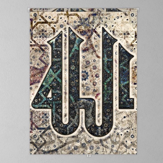ستارة نافذة رول ثلاثية الابعاد عازله للضوء مقاس 150X200cm موديل رقم RC-078