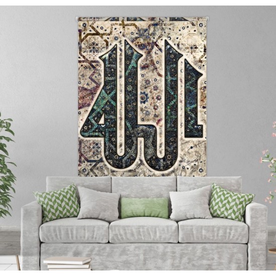 ستارة نافذة رول ثلاثية الابعاد عازله للضوء مقاس 150X200cm موديل رقم RC-078