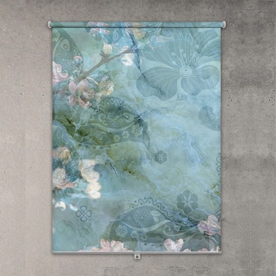 ستارة نافذة رول ثلاثية الابعاد عازله للضوء مقاس 150X200cm موديل رقم RC-084