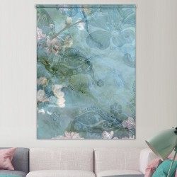 ستارة نافذة رول ثلاثية الابعاد عازله للضوء مقاس 150X200cm موديل رقم RC-084