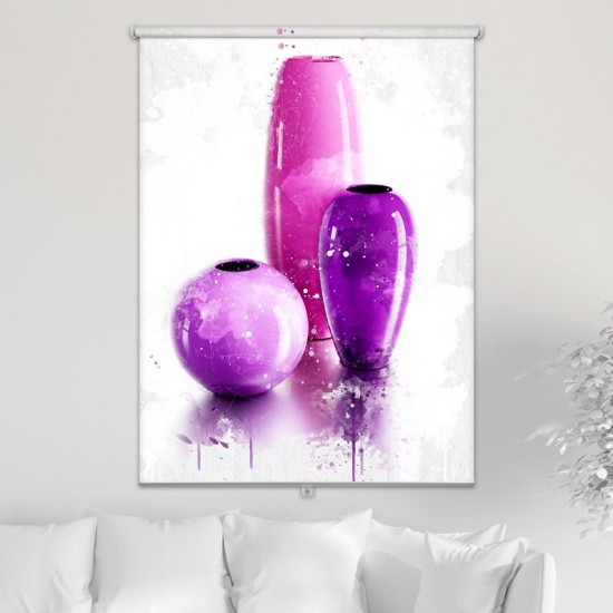 ستارة نافذة رول ثلاثية الابعاد عازله للضوء مقاس 150X200cm موديل رقم RC-103