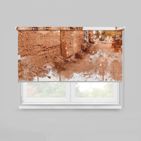 ستارة نافذة رول ثلاثية الابعاد عازله للضوء مقاس 150X200cm موديل رقم RC-109